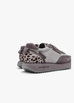 Kennel & Schmenger Flash Grey Multi Nubuck Leopard Trainers -Daniel Footwear Shop ks flash sneaker p135702 200336 image