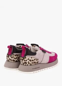 Kennel & Schmenger Flash Purple Multi Nubuck Leopard Trainers -Daniel Footwear Shop ks flash sneaker p135704 203108 image