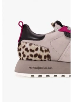 Kennel & Schmenger Flash Purple Multi Nubuck Leopard Trainers -Daniel Footwear Shop ks flash sneaker p135704 203110 image