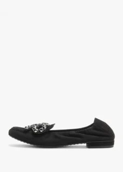 Kennel & Schmenger Malu Diamante Bow Black Suede Pumps -Daniel Footwear Shop ks malu diamante bow p135142 195324 image