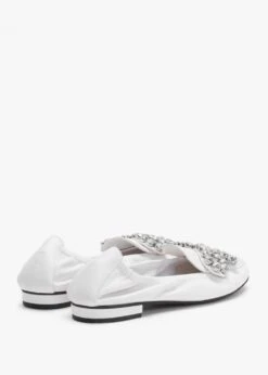 Kennel & Schmenger Malu Diamante Bow White Leather Pumps -Daniel Footwear Shop ks malu diamante bow p135144 195328 image
