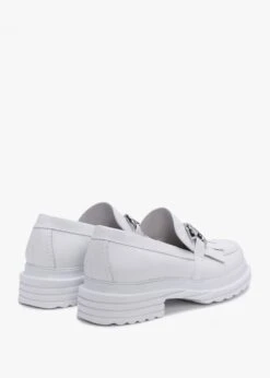 Kennel & Schmenger Zip Bianco Leather Chunky Loafers -Daniel Footwear Shop ks zip loafer p135153 196987 image