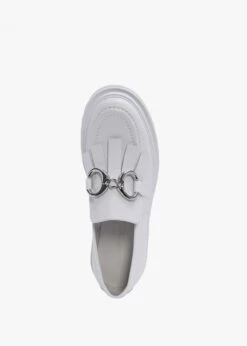 Kennel & Schmenger Zip Bianco Leather Chunky Loafers -Daniel Footwear Shop ks zip loafer p135153 196989 image