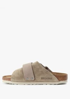 Birkenstock Kyoto Nubuck Suede Taupe Mules -Daniel Footwear Shop kyoto nubuck suede taupe mules p139220 211441 image