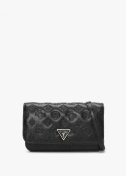 Guess La Femme Signature Black Phone Cross-Body
