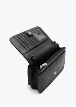 Guess La Femme Signature Black Phone Cross-Body -Daniel Footwear Shop la femme signature black phone cross body p134752 197831 image