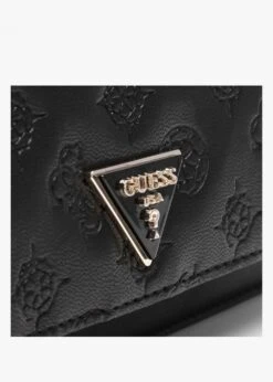 Guess La Femme Signature Black Phone Cross-Body -Daniel Footwear Shop la femme signature black phone cross body p134752 197832 image