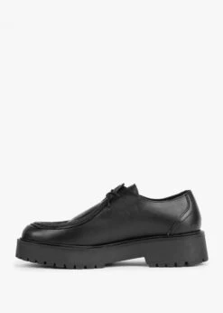 Lally Black Leather Lace Up Wallabee Shoes -Daniel Footwear Shop lally p133370 199331 image
