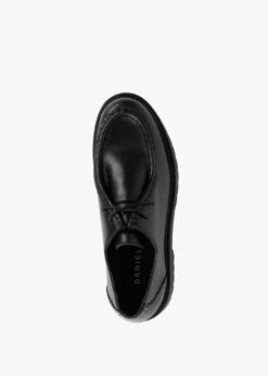 Lally Black Leather Lace Up Wallabee Shoes -Daniel Footwear Shop lally p133370 199332 image
