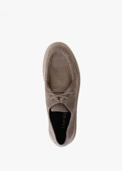 Lally Taupe Suede Lace Up Wallabee Shoes -Daniel Footwear Shop lally p133371 199337 image