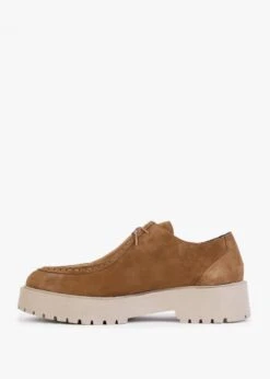 Lally Tan Suede Lace Up Wallabee Shoes -Daniel Footwear Shop lally p133372 199341 image
