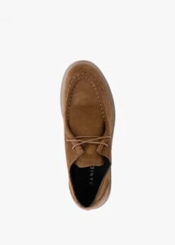 Lally Tan Suede Lace Up Wallabee Shoes -Daniel Footwear Shop lally p133372 199342 image
