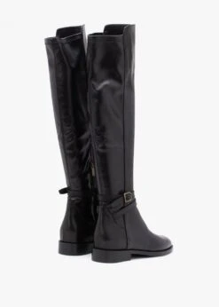 Laren Black Leather Knee Boots -Daniel Footwear Shop laren p135549 202826 image