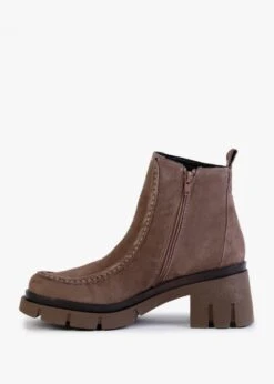 Leamy Taupe Suede Ankle Boots -Daniel Footwear Shop leamy p133378 199346 image