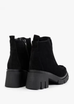 Leamy Black Suede Ankle Boots -Daniel Footwear Shop leamy p133379 199350 image