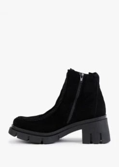Leamy Black Suede Ankle Boots -Daniel Footwear Shop leamy p133379 199351 image