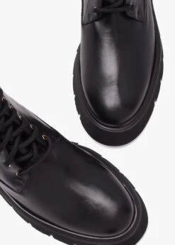 Black Leather Chunky Tall Biker Boots -Daniel Footwear Shop lg biker p140679 217144 image