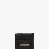 LOVE MOSCHINO Diamond Quilt Nero Card Case