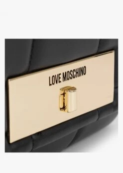 LOVE MOSCHINO Fashion Quilt Black Cross-Body Bag -Daniel Footwear Shop lm fashion quilt crossbody p133443 199375 image