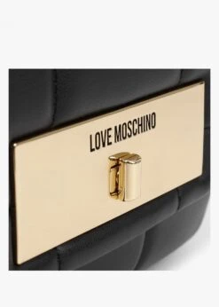 LOVE MOSCHINO Fashion Quilt Black Shoulder Bag -Daniel Footwear Shop lm fashion quilt shoulder p133444 199379 image