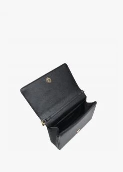 LOVE MOSCHINO Flapover Black Chain Strap Shoulder Bag -Daniel Footwear Shop lm flapover chain p136047 201049 image