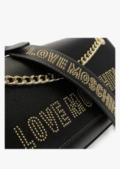 LOVE MOSCHINO Chain Handle Black Shoulder Bag -Daniel Footwear Shop lm gold micro shoulder p135162 197001 image