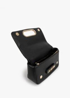 LOVE MOSCHINO Black Grainy Shoulder Bag 6 LOVE MOSCHINO Black Grainy Shoulder Bag -Daniel Footwear Shop lm grainy shoulder bag p133451 199382 image