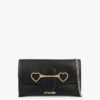 LOVE MOSCHINO Heart Horse Bit Black Cross-Body Bag