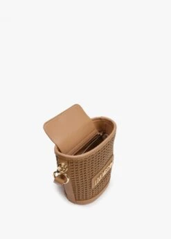 LOVE MOSCHINO Woven Cammello Bucket Bag -Daniel Footwear Shop lm knots bucket p135173 197020 image
