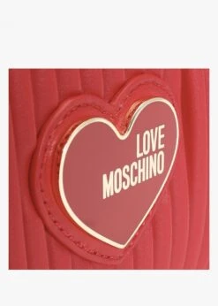 LOVE MOSCHINO Small Pleated Rosso Hobo Bag -Daniel Footwear Shop lm pleated shoulder p135186 197043 image