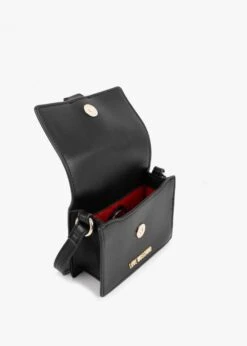 LOVE MOSCHINO Small Saffiano Black Cross-Body Bag -Daniel Footwear Shop lm saffiano small cross p133497 199390 image