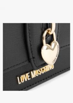 LOVE MOSCHINO Small Saffiano Black Cross-Body Bag -Daniel Footwear Shop lm saffiano small cross p133497 199391 image
