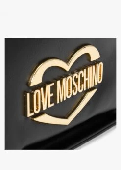 LOVE MOSCHINO Stitch Detail Black Cross-Body Bag -Daniel Footwear Shop lm stitch detail cross p135187 197047 image