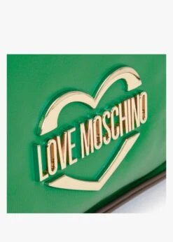 LOVE MOSCHINO Stitch Detail Green Cross-Body Bag -Daniel Footwear Shop lm stitch detail cross p135188 197051 image