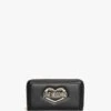 LOVE MOSCHINO Large Black Zip Around Wallet