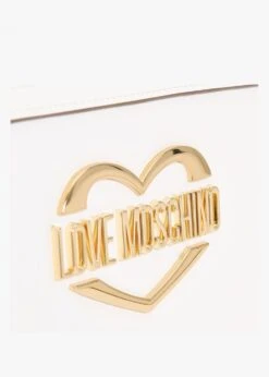 LOVE MOSCHINO Large Bianco Zip Around Wallet -Daniel Footwear Shop lm stitch detail wallet p135191 197061 image