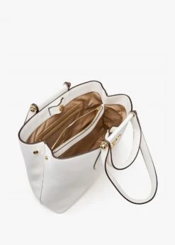 LOVE MOSCHINO Super Gold Off White Tote Bag -Daniel Footwear Shop lm super gold tote p135909 200650 image