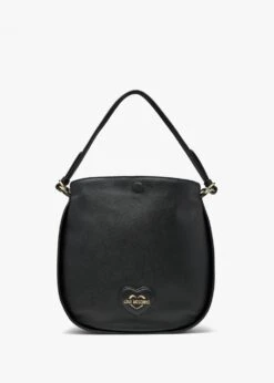 LOVE MOSCHINO Sweet Heart Black Shoulder Bag