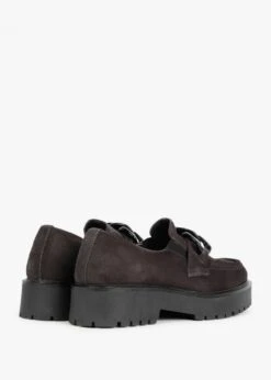 Loopy Brown Suede Chunky Loafers -Daniel Footwear Shop loopy p133505 199394 image