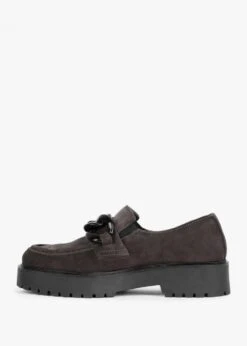 Loopy Brown Suede Chunky Loafers -Daniel Footwear Shop loopy p133505 199395 image