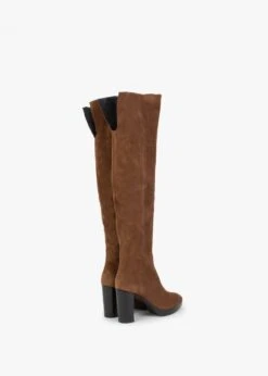 Lorplat Tan Suede Over The Knee Boots -Daniel Footwear Shop lorplat p132506 198885 image