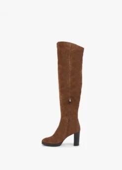 Lorplat Tan Suede Over The Knee Boots -Daniel Footwear Shop lorplat p132506 198886 image