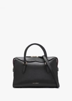 Medium Dylan Black Leather Doctors Bag