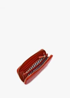 Tansy Ripple Lip Quilted Red Leather Wallet -Daniel Footwear Shop lulu tansy p135896 196272 image
