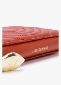 Tansy Ripple Lip Quilted Red Leather Wallet -Daniel Footwear Shop lulu tansy p135896 196273 image