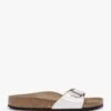 Birkenstock Madrid Graceful Pearl White Birko-Flor Mules