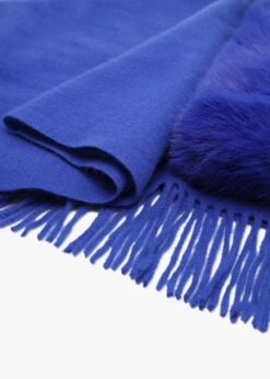 Blue Faux Fur Collar Shawl 6 Blue Faux Fur Collar Shawl -Daniel Footwear Shop mal gc18322 p135723 203011 image