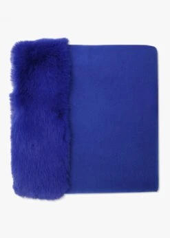 Blue Faux Fur Collar Shawl 7 Blue Faux Fur Collar Shawl -Daniel Footwear Shop mal gc18322 p135723 203012 image