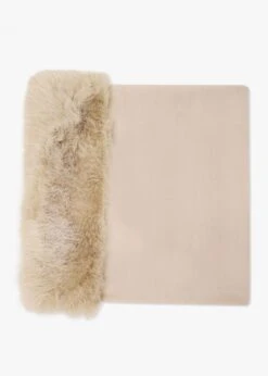 Cream Faux Fur Collar Shawl -Daniel Footwear Shop mal gc18322 p135725 203008 image
