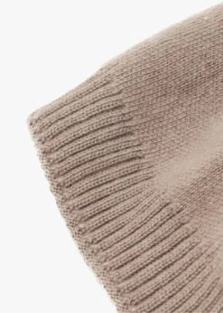 Beige Slouchy Knitted Pom Pom Hat -Daniel Footwear Shop mal slouch hat p129300 217286 image